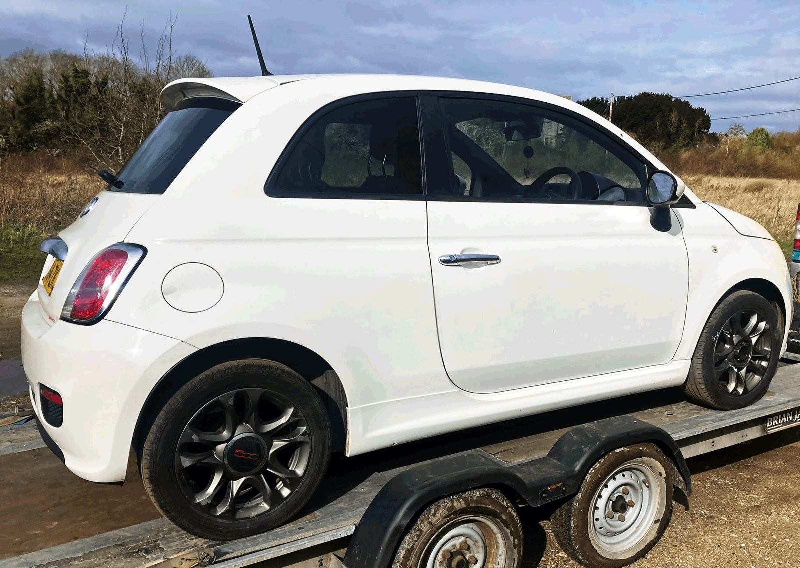 Car On trailer 